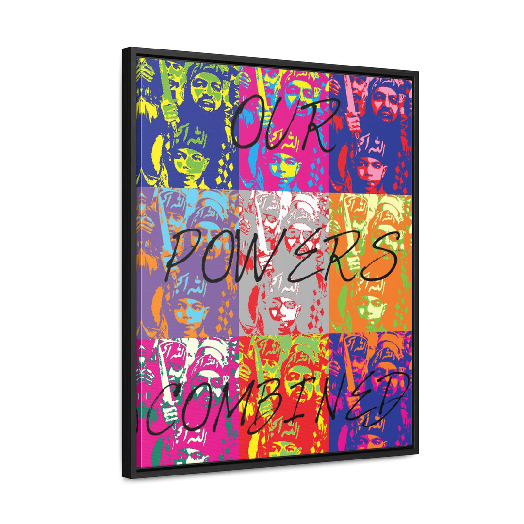 "Our Powers Combined" Gallery Wrapped/Framed Canvas