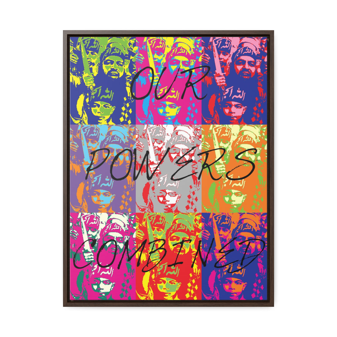 "Our Powers Combined" Gallery Wrapped/Framed Canvas