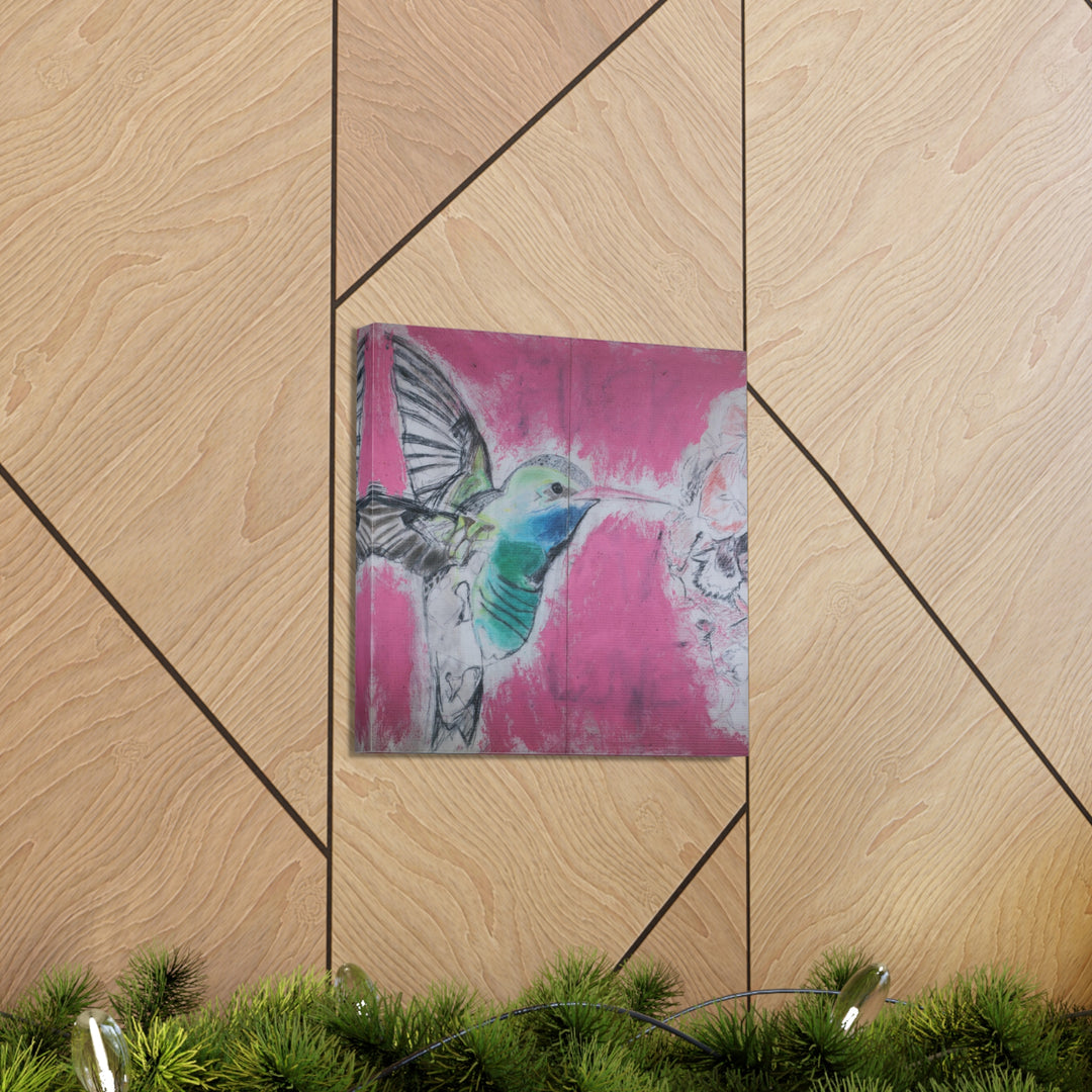 "Hummingbird #4" - Gallery Wrapped Canvas (MFG by Printify)