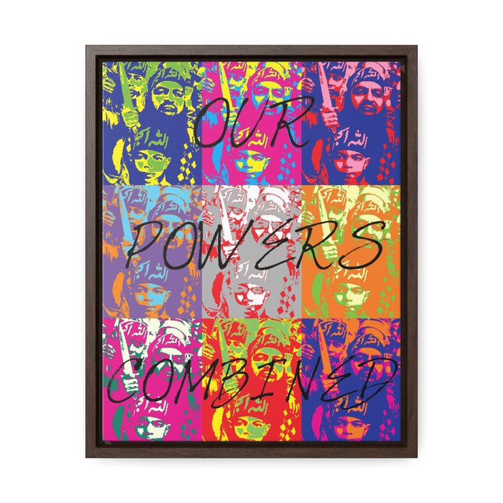 "Our Powers Combined" Gallery Wrapped/Framed Canvas