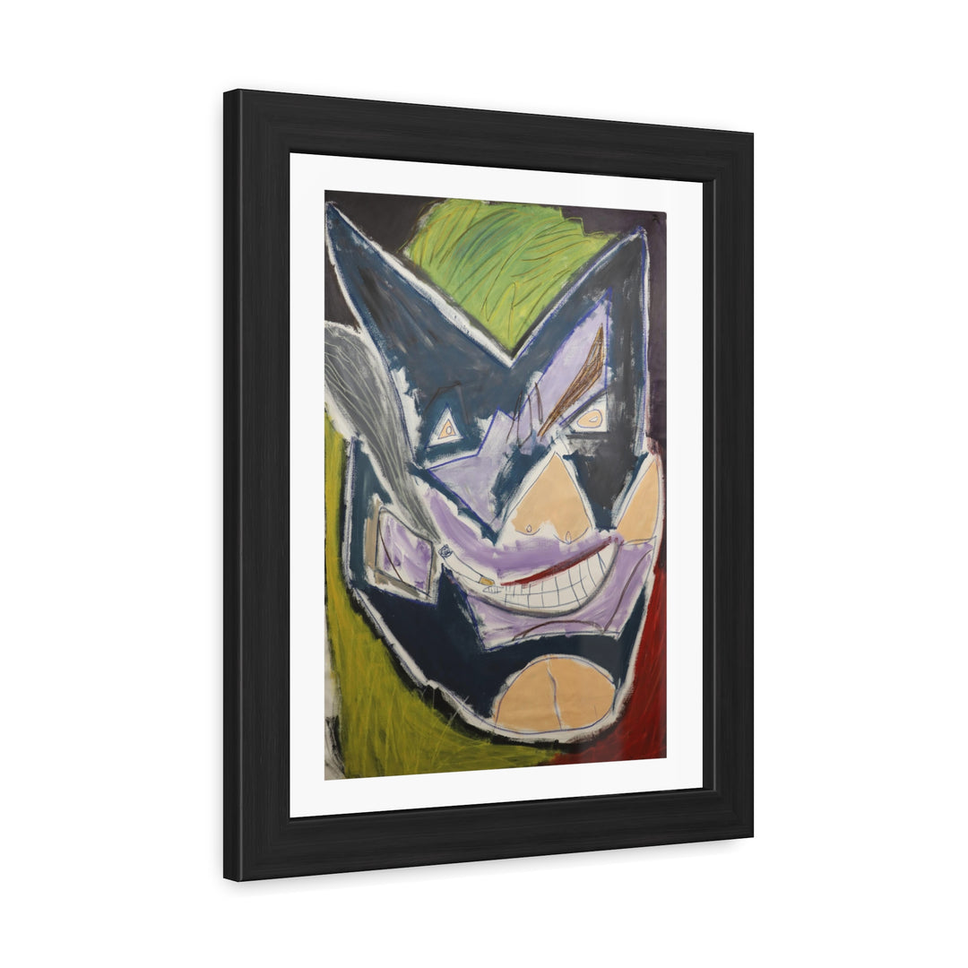 "Joker Batman" Framed Poster (MFG by Printify)