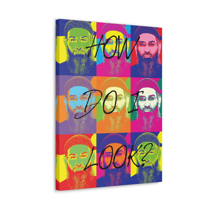 "How Do I Look" Gallery Wrapped Canvas