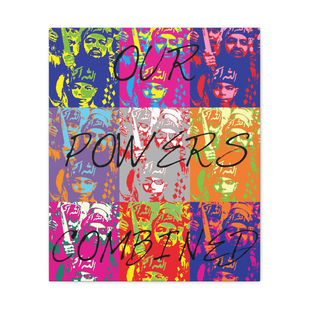 "Our Powers Combined" Gallery Wrapped Canvas