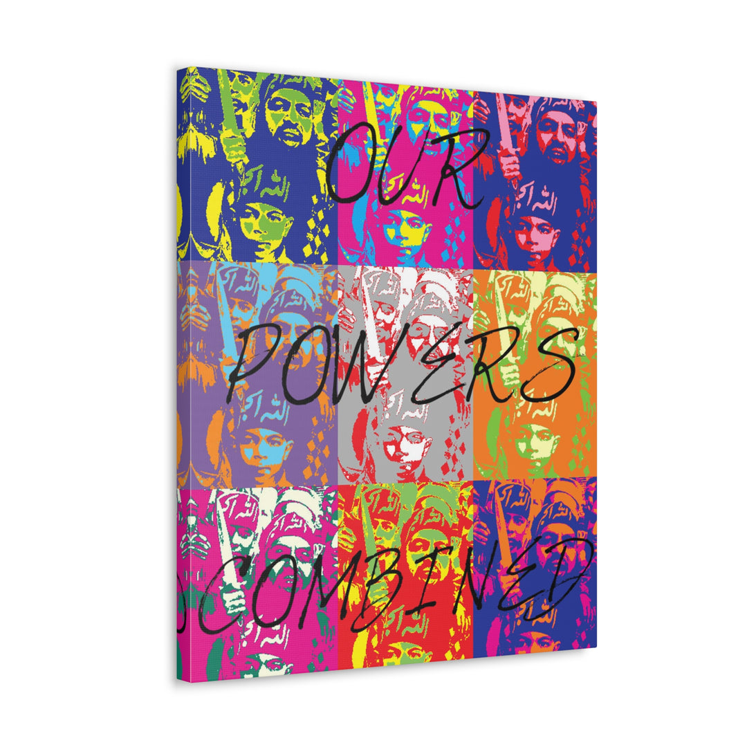 "Our Powers Combined" Gallery Wrapped Canvas