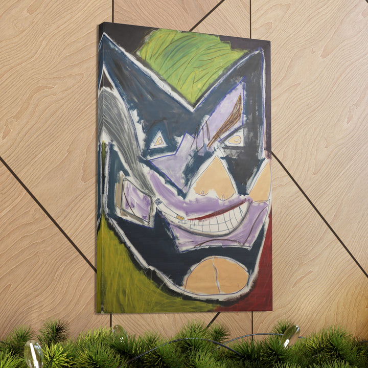 "Joker Batman" Gallery Wrapped Canvas (MFG by Sensaria)