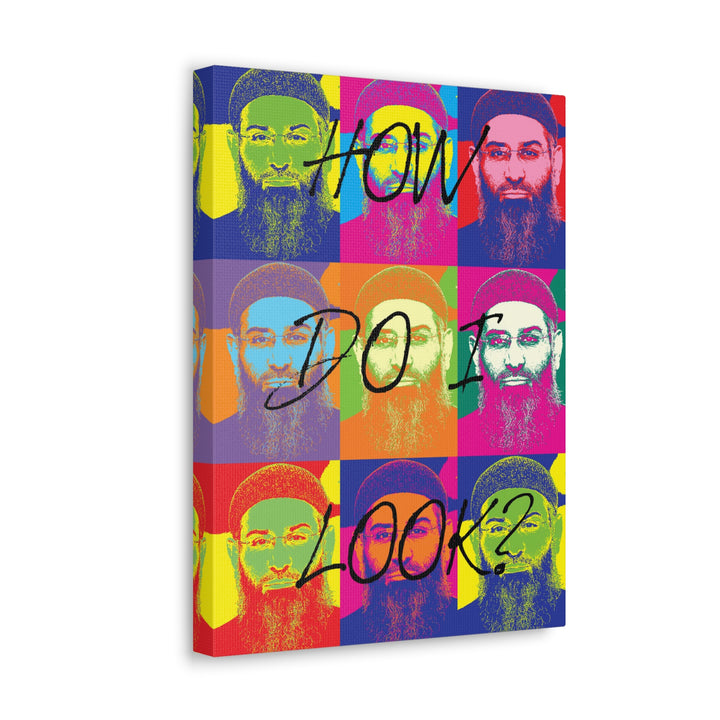 "How Do I Look" Gallery Wrapped Canvas