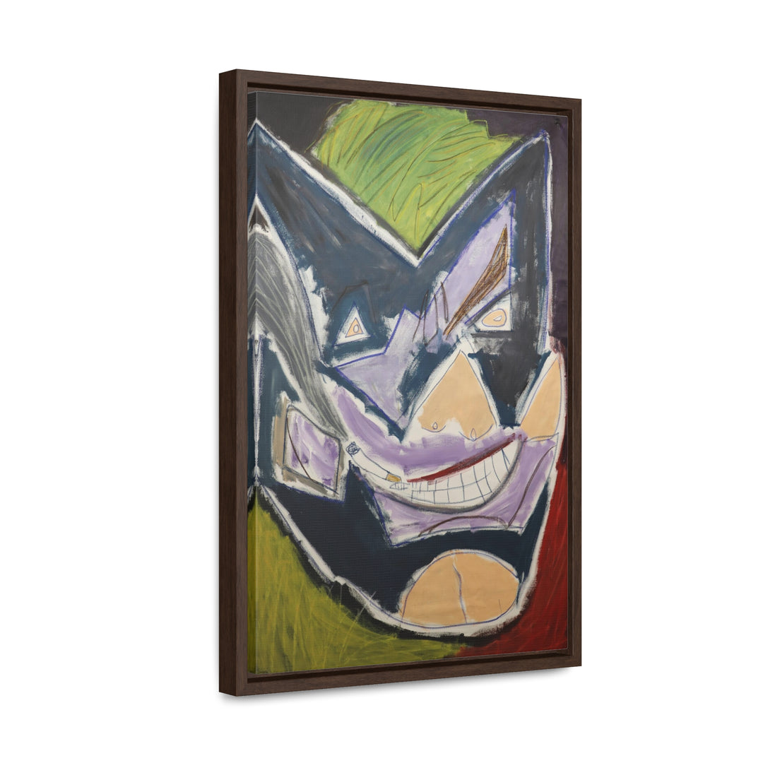 "Joker Batman" Gallery Wrapped/Framed Canvas (MFG by Sensaria)