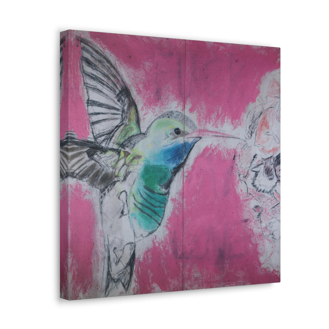 "Hummingbird #4" - Gallery Wrapped Canvas (MFG by Printify)