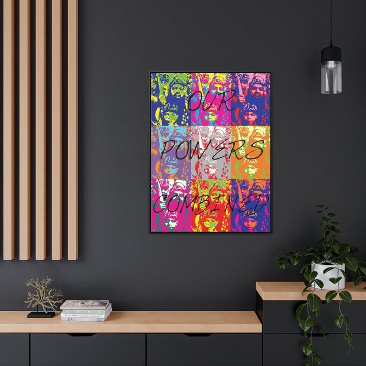 "Our Powers Combined" Gallery Wrapped/Framed Canvas