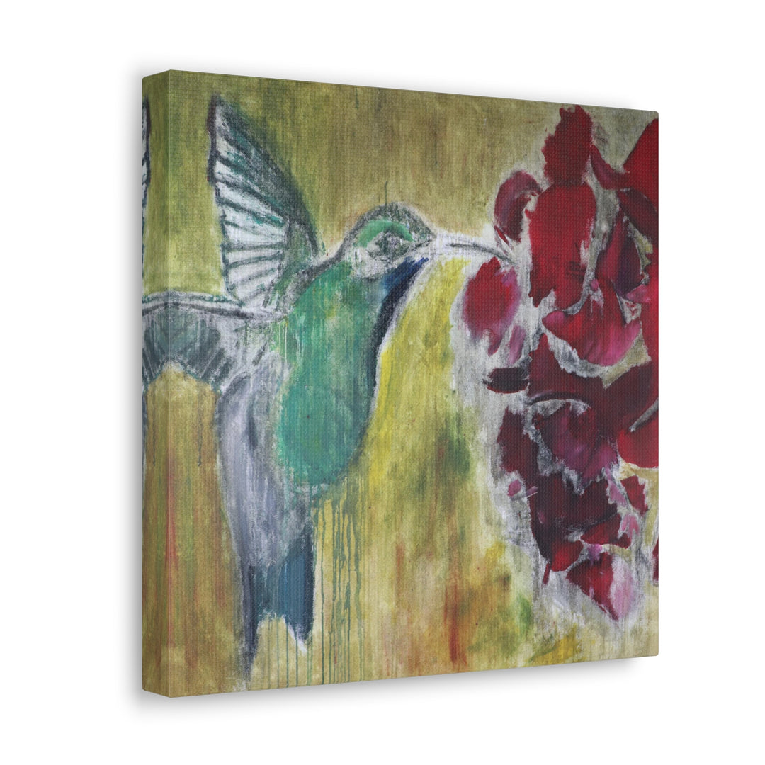 "Hummingbird #2" - Gallery Wrapped Canvas (MFG by Printify)