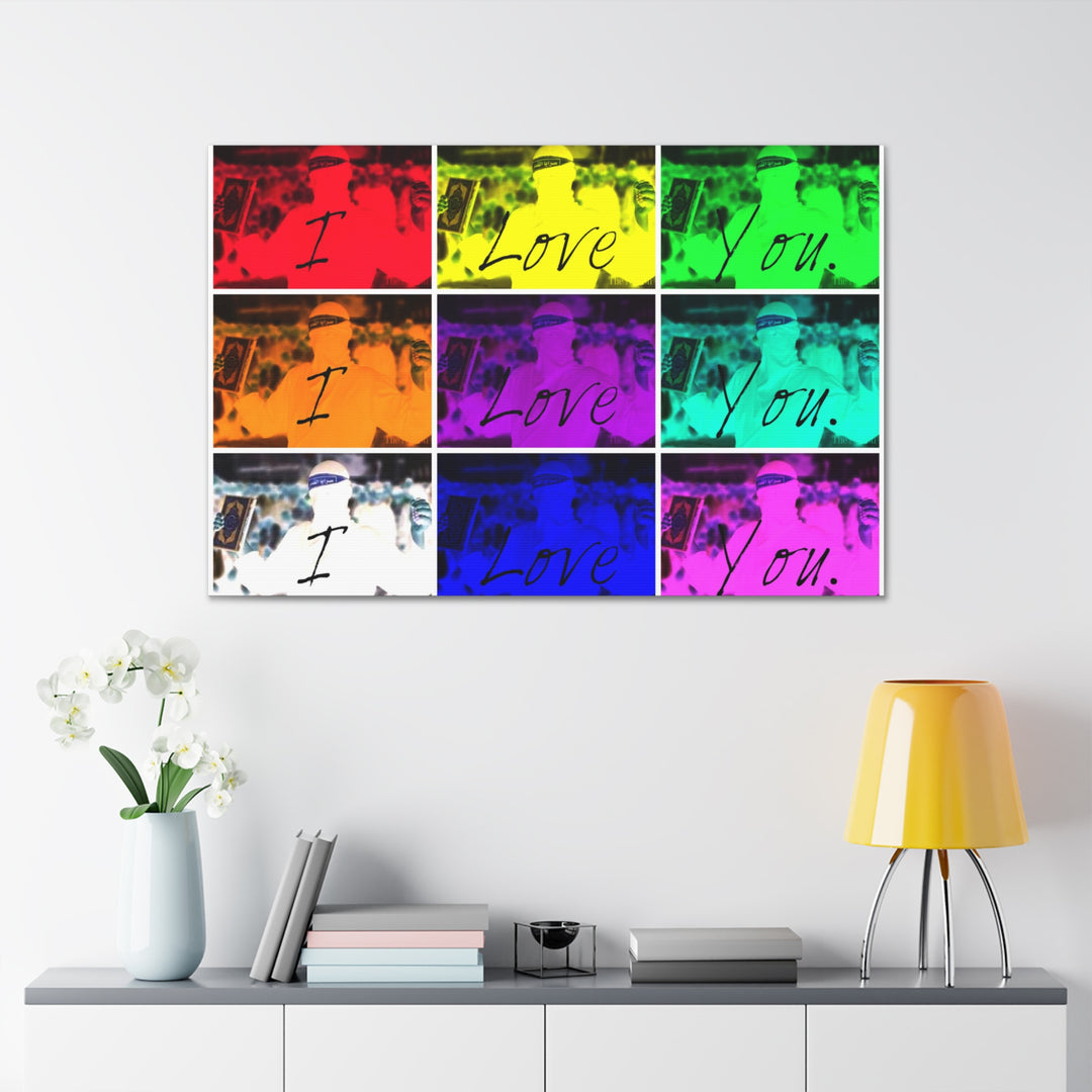 "I Love You" Gallery Wrapped Canvas