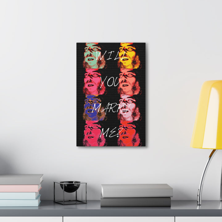 "Will You Marry Me?" Gallery Wrapped Canvas