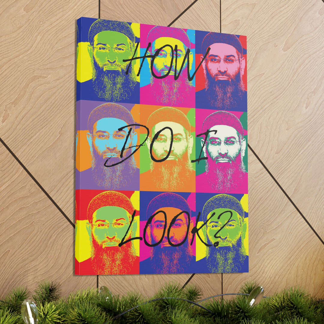 "How Do I Look" Gallery Wrapped Canvas