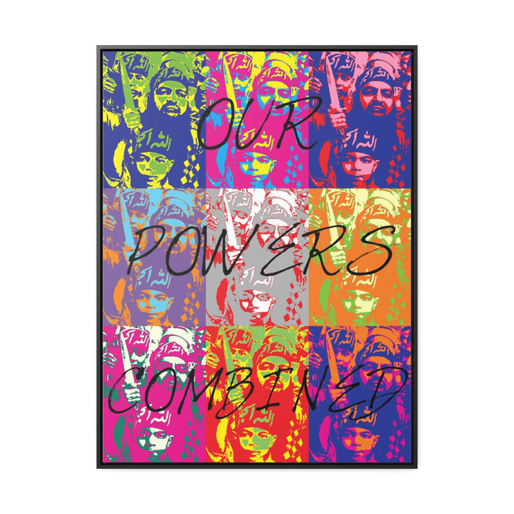 "Our Powers Combined" Gallery Wrapped/Framed Canvas