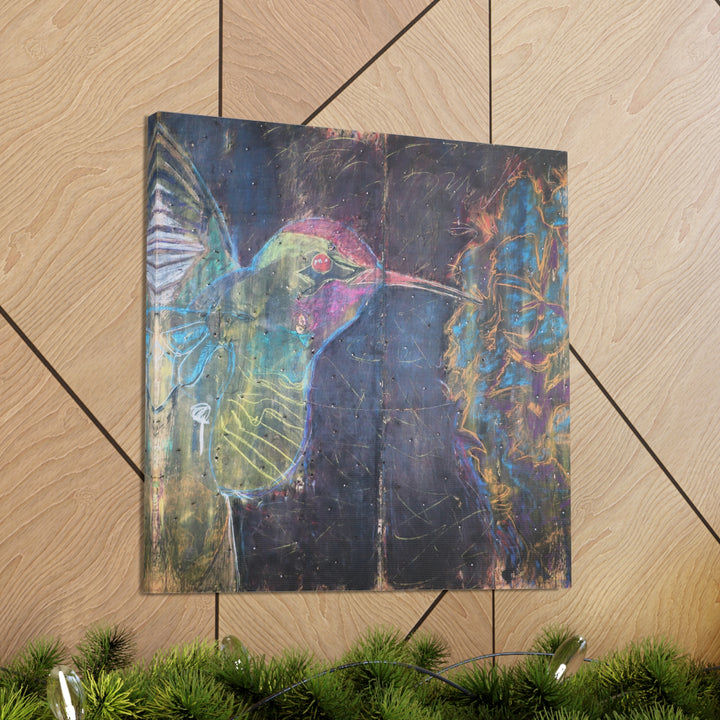 "Hummingbird #5" - Gallery Wrapped Canvas (MFG by Printify)