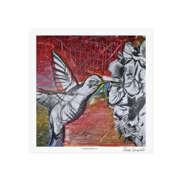 "Hummingbird #1" Limited Edition (300), Signed Fine Art Giclee Print