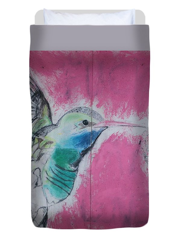 "Hummingbird #4" - Duvet Cover