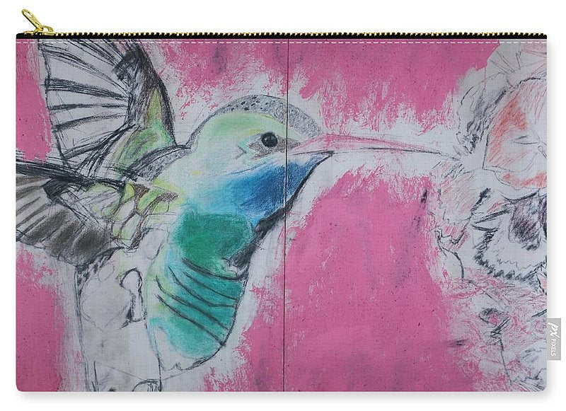 "Hummingbird #4" - Zip Pouch