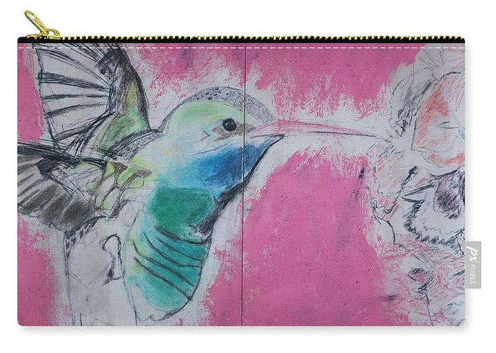 "Hummingbird #4" - Zip Pouch