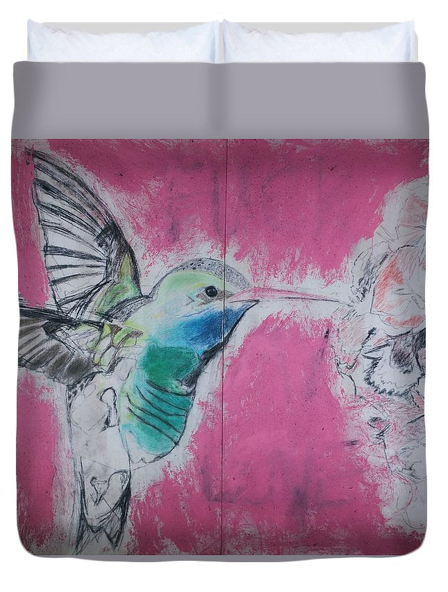 "Hummingbird #4" - Duvet Cover