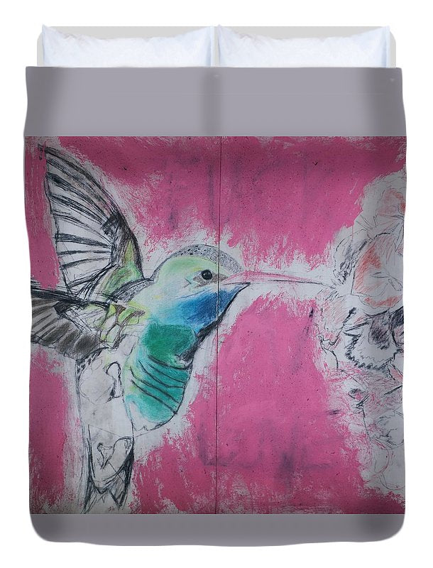 "Hummingbird #4" - Duvet Cover