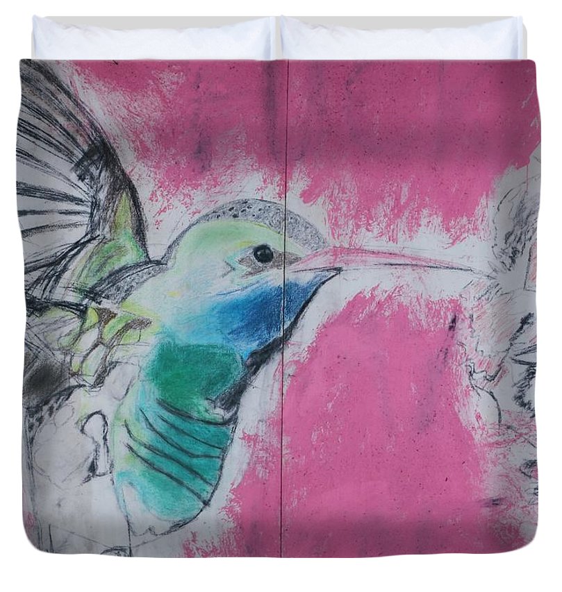 "Hummingbird #4" - Duvet Cover