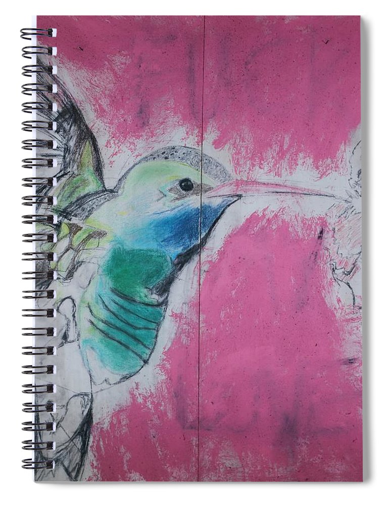 "Hummingbird #4" - Spiral Notebook