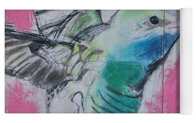 "Hummingbird #4" - Yoga Mat