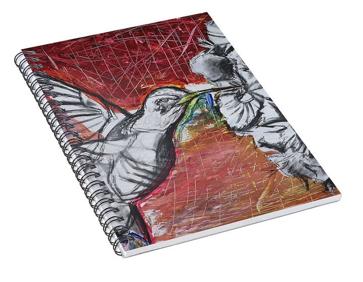 "Hummingbird #1" - Spiral Notebook