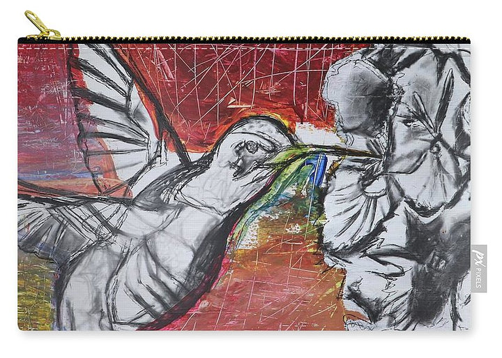 "Hummingbird #1" - Zip Pouch