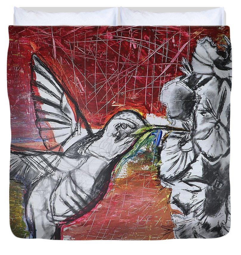 "Hummingbird #1" - Duvet Cover