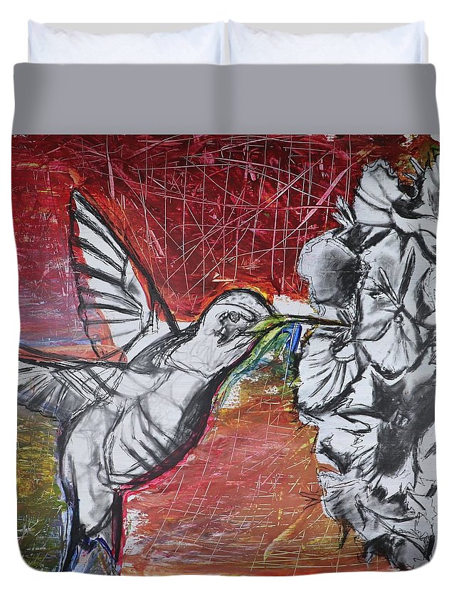 "Hummingbird #1" - Duvet Cover