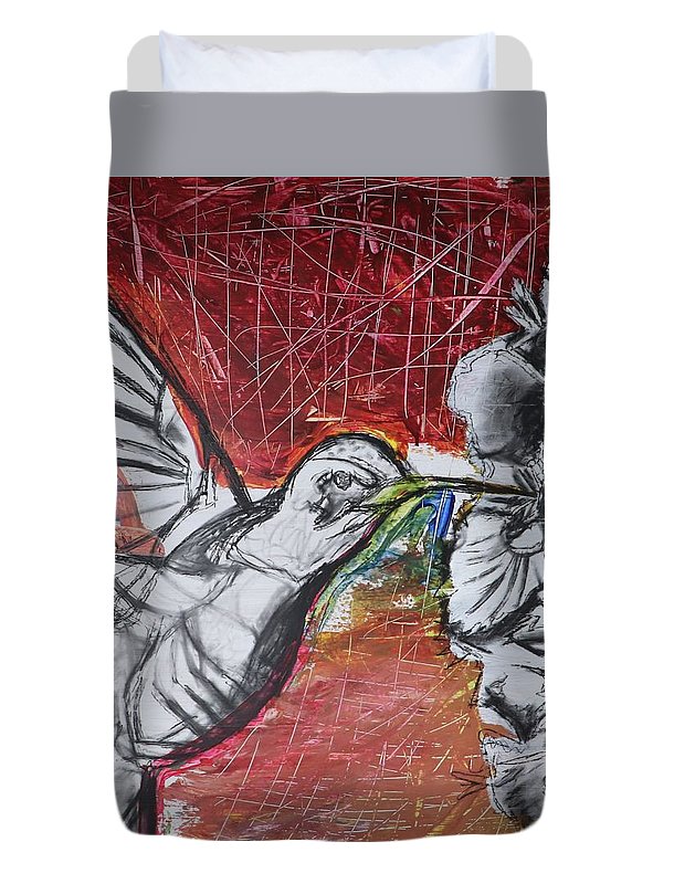 "Hummingbird #1" - Duvet Cover