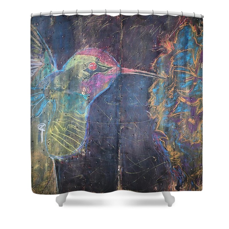 Hummingbird 5 - Shower Curtain