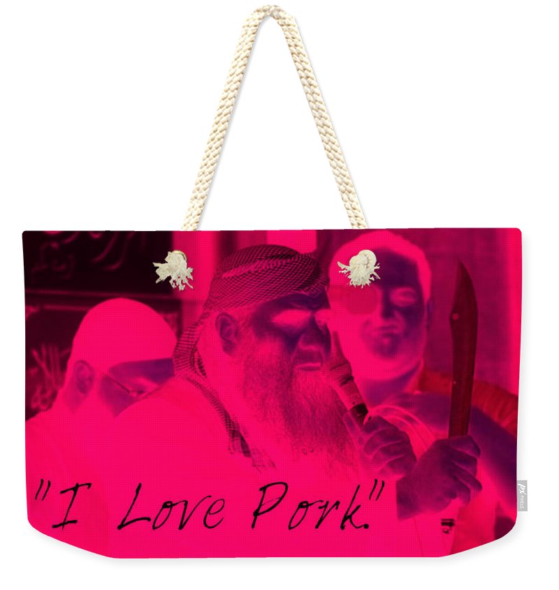 I Love Pork - Weekender Tote Bag