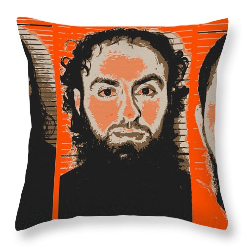 Mugshot - Throw Pillow