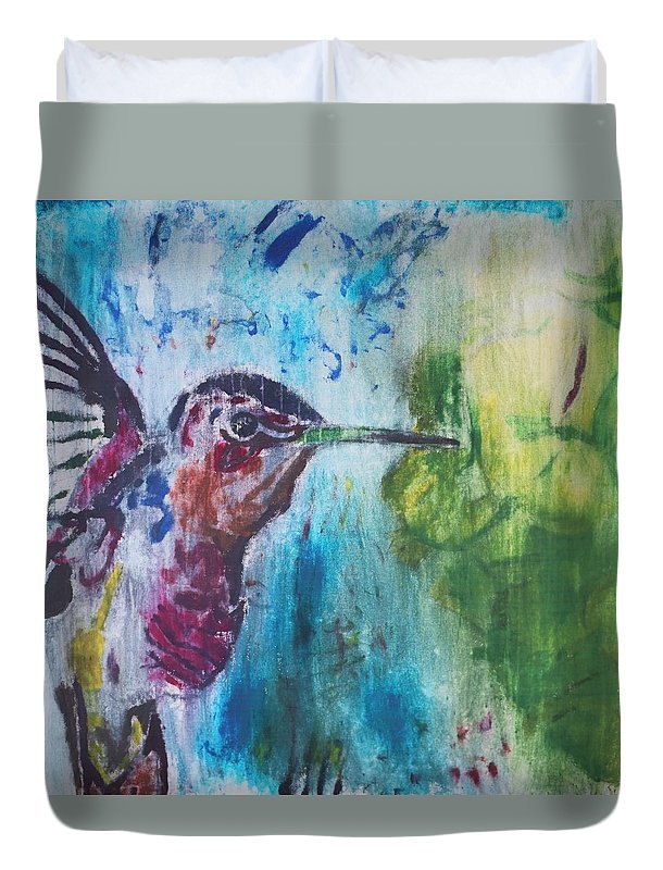 "Hummingbird #3" - Duvet Cover