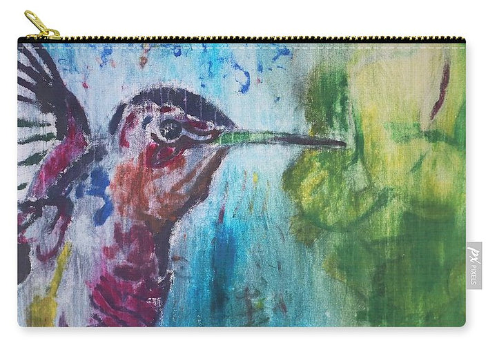 "Hummingbird #3" - Zip Pouch