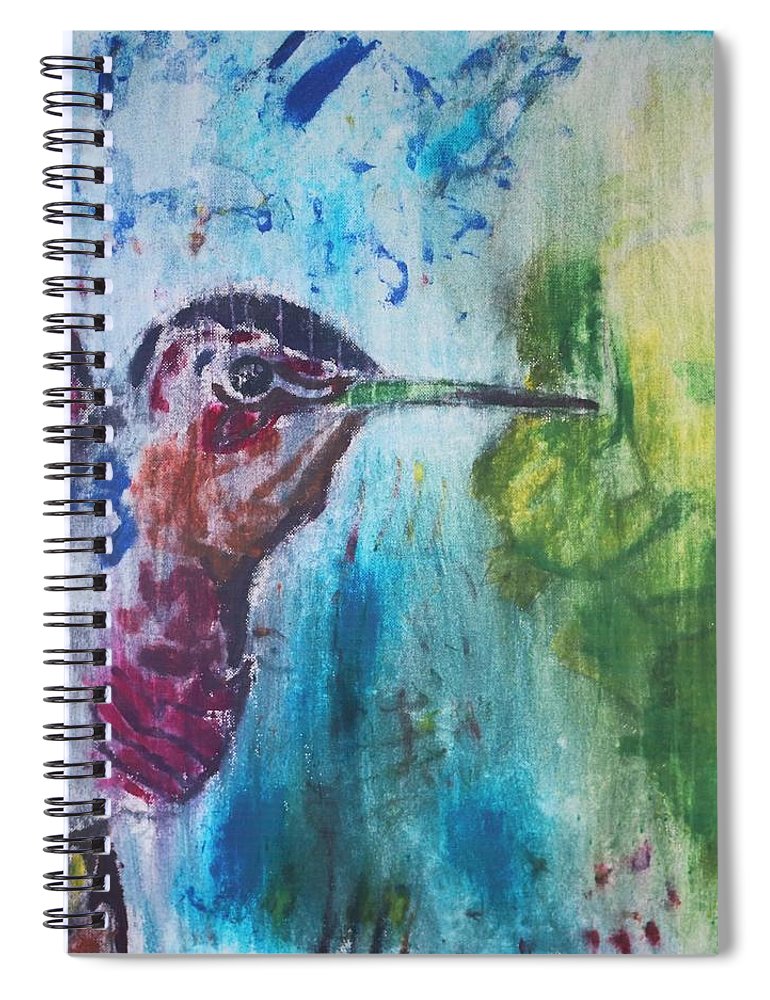 "Hummingbird #3" - Spiral Notebook