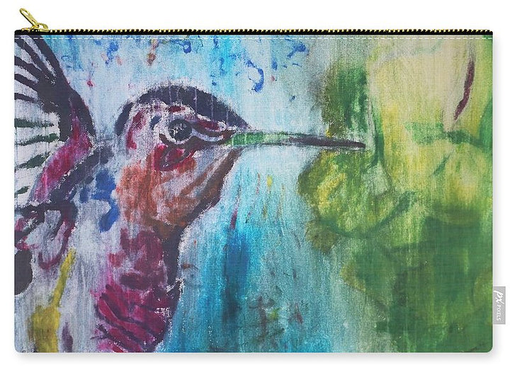 "Hummingbird #3" - Zip Pouch