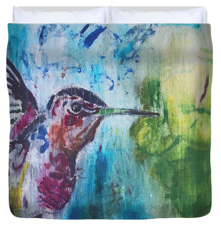 "Hummingbird #3" - Duvet Cover