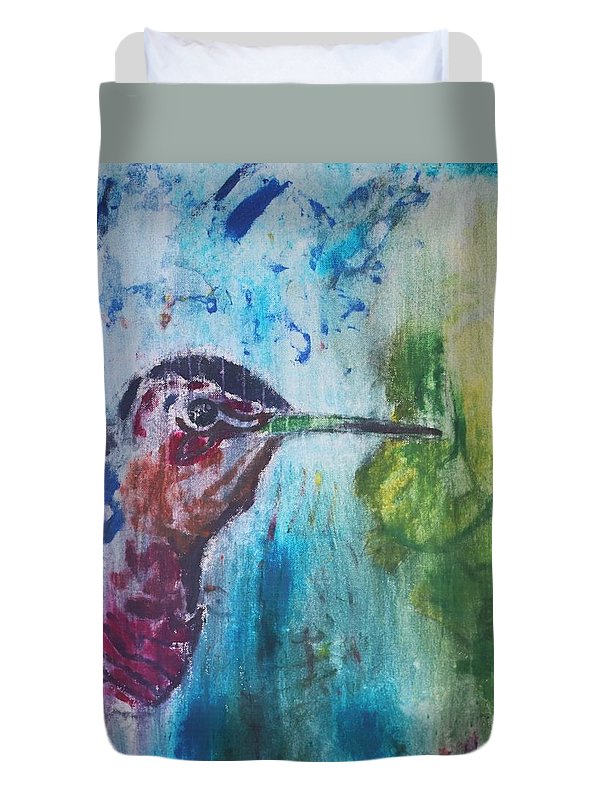 "Hummingbird #3" - Duvet Cover