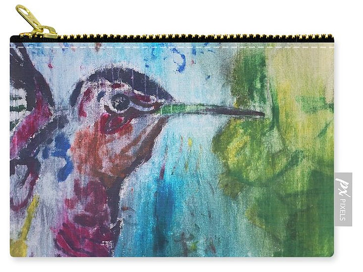 "Hummingbird #3" - Zip Pouch