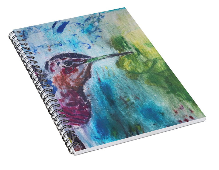 "Hummingbird #3" - Spiral Notebook