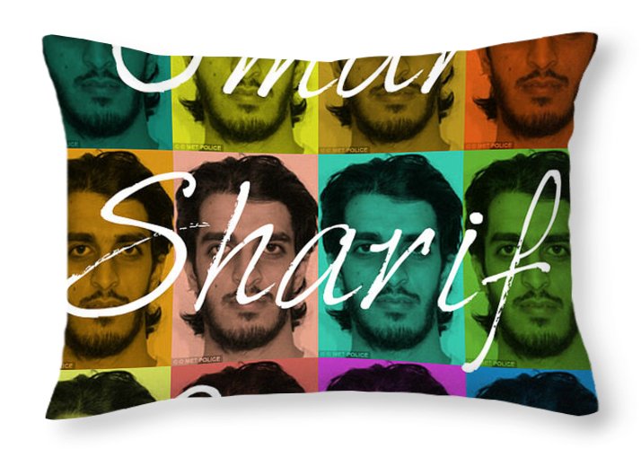 Omar Sharif - Throw Pillow