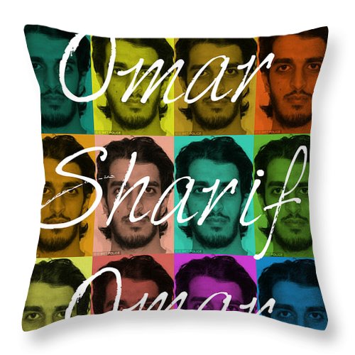 Omar Sharif - Throw Pillow