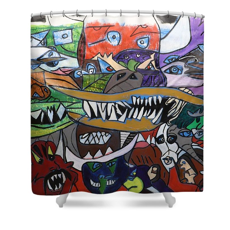 Oni - Shower Curtain