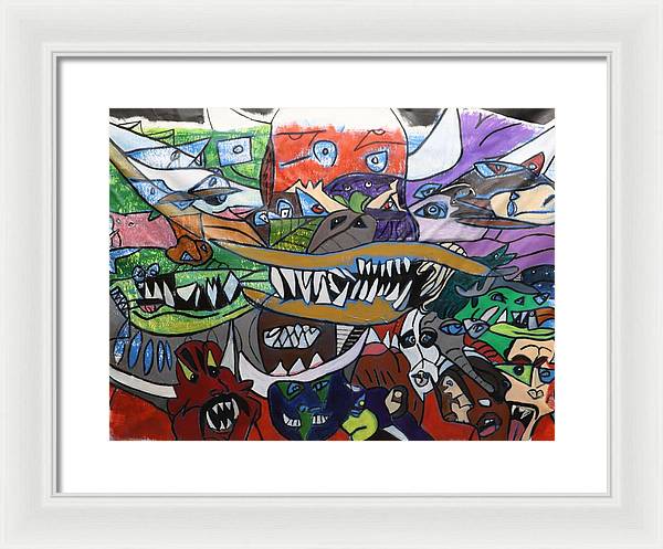 Oni - Framed Print