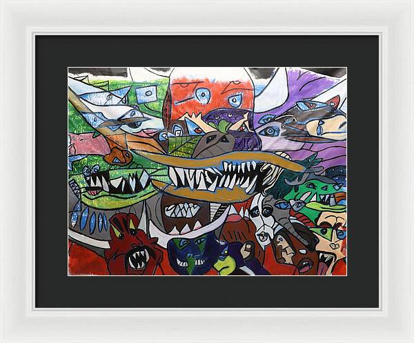 Oni - Framed Print