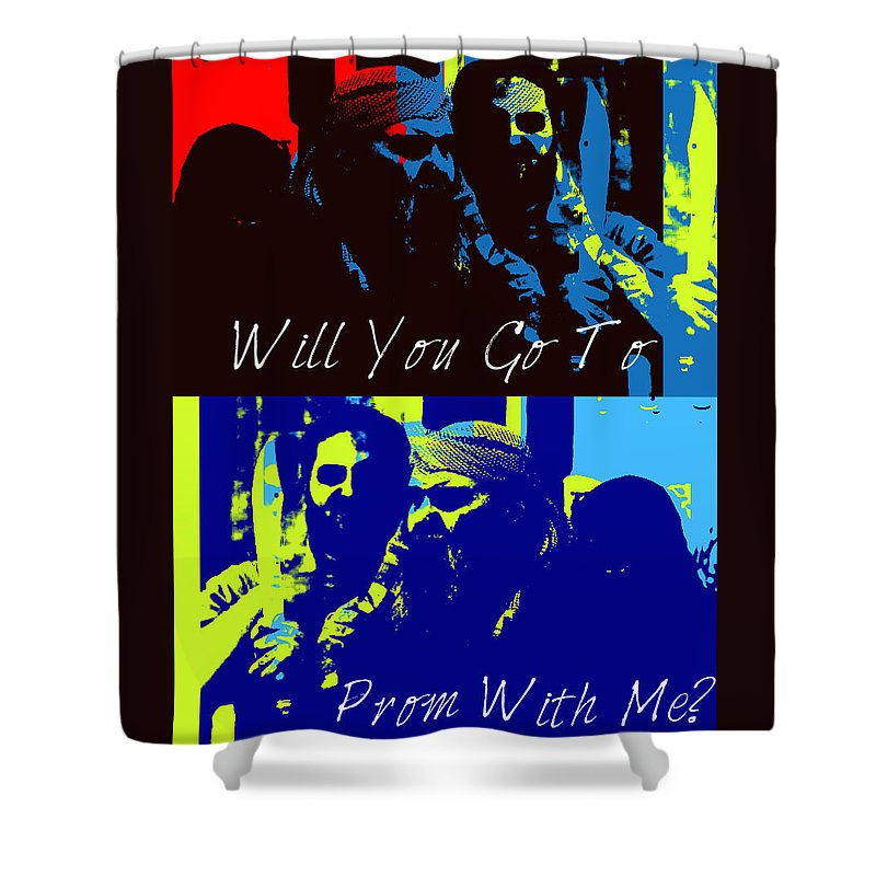 Will You Go To Prom With Me? - Shower Curtain